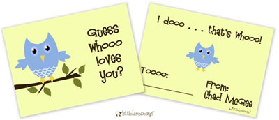 Little Lamb - Valentine's Day Exchange Cards (Owl) Little Lamb - Valentine's Day Exchange Cards (Owl)